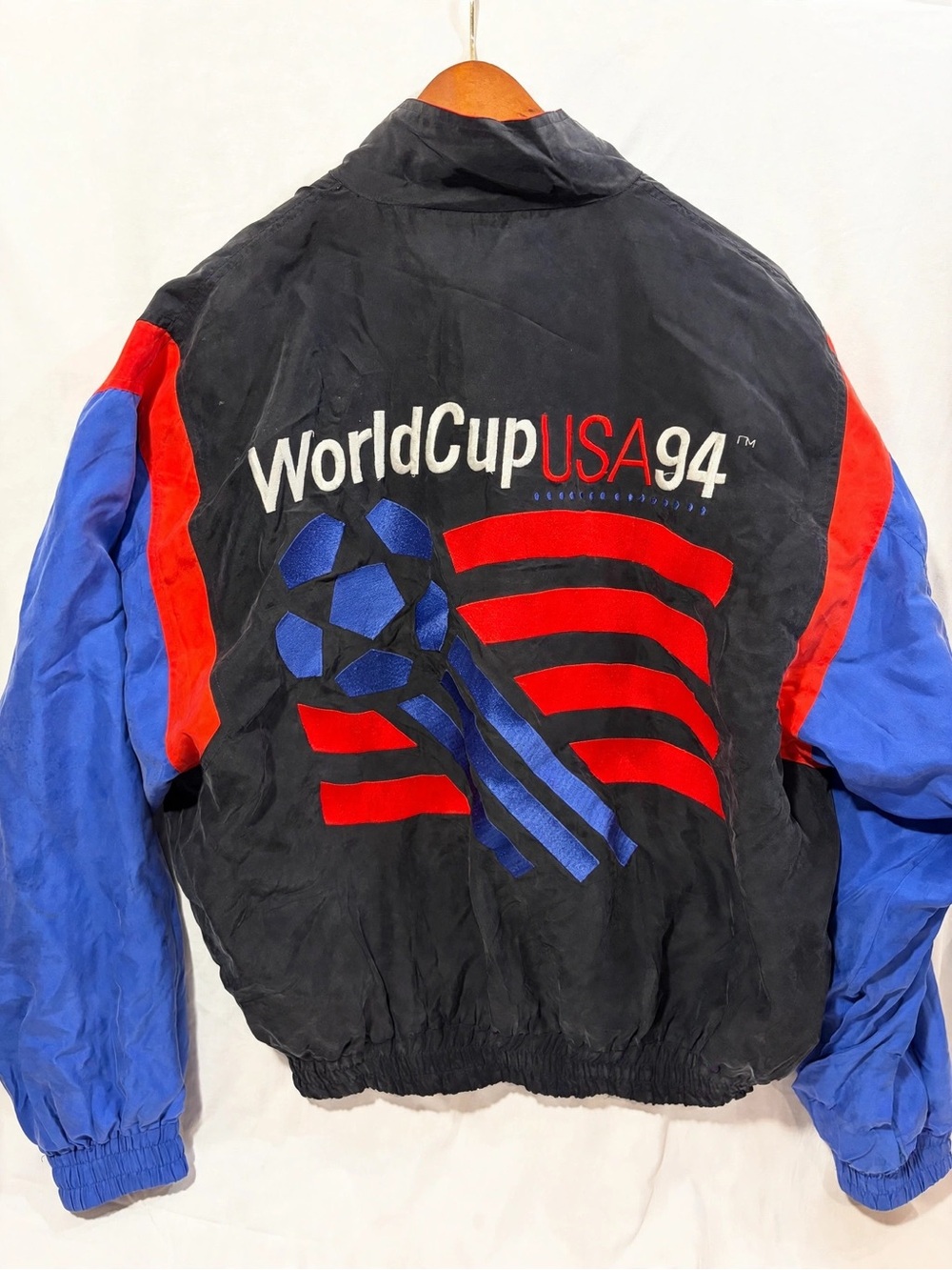 World Cup USA '94 Black & Blue Windbreaker Jacket